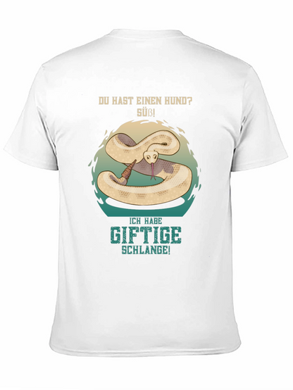 Funny German Snake Graphic T-Shirt