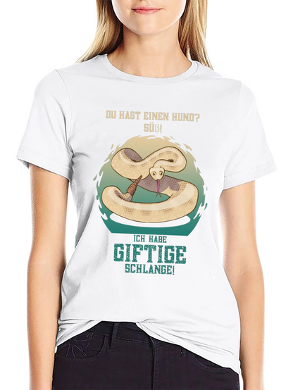 Funny German Snake Graphic T-Shirt