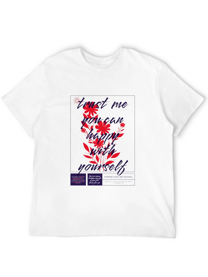 Find Me Not Yourself Black Graphic T-Shirt
