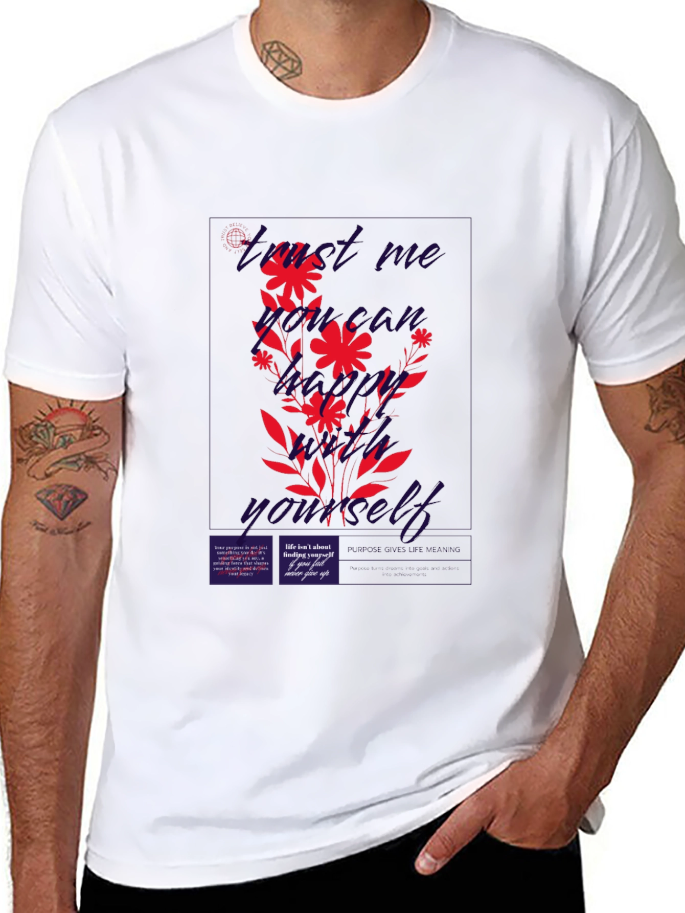 Find Me Not Yourself Black Graphic T-Shirt