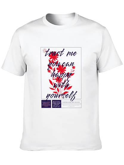 Find Me Not Yourself Black Graphic T-Shirt