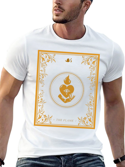 The Flame Graphic Tee - Unique Occult Design