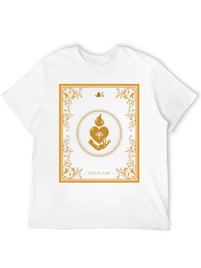 The Flame Graphic Tee - Unique Occult Design
