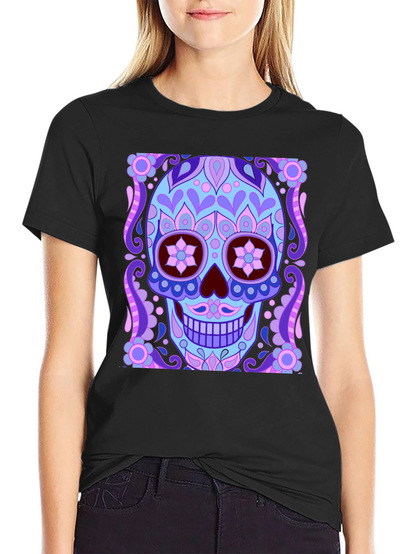 Day of the Dead Sugar Skull Graphic Tee