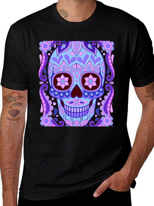Day of the Dead Sugar Skull Graphic Tee
