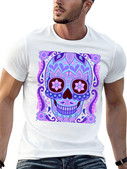 Day of the Dead Sugar Skull Graphic Tee