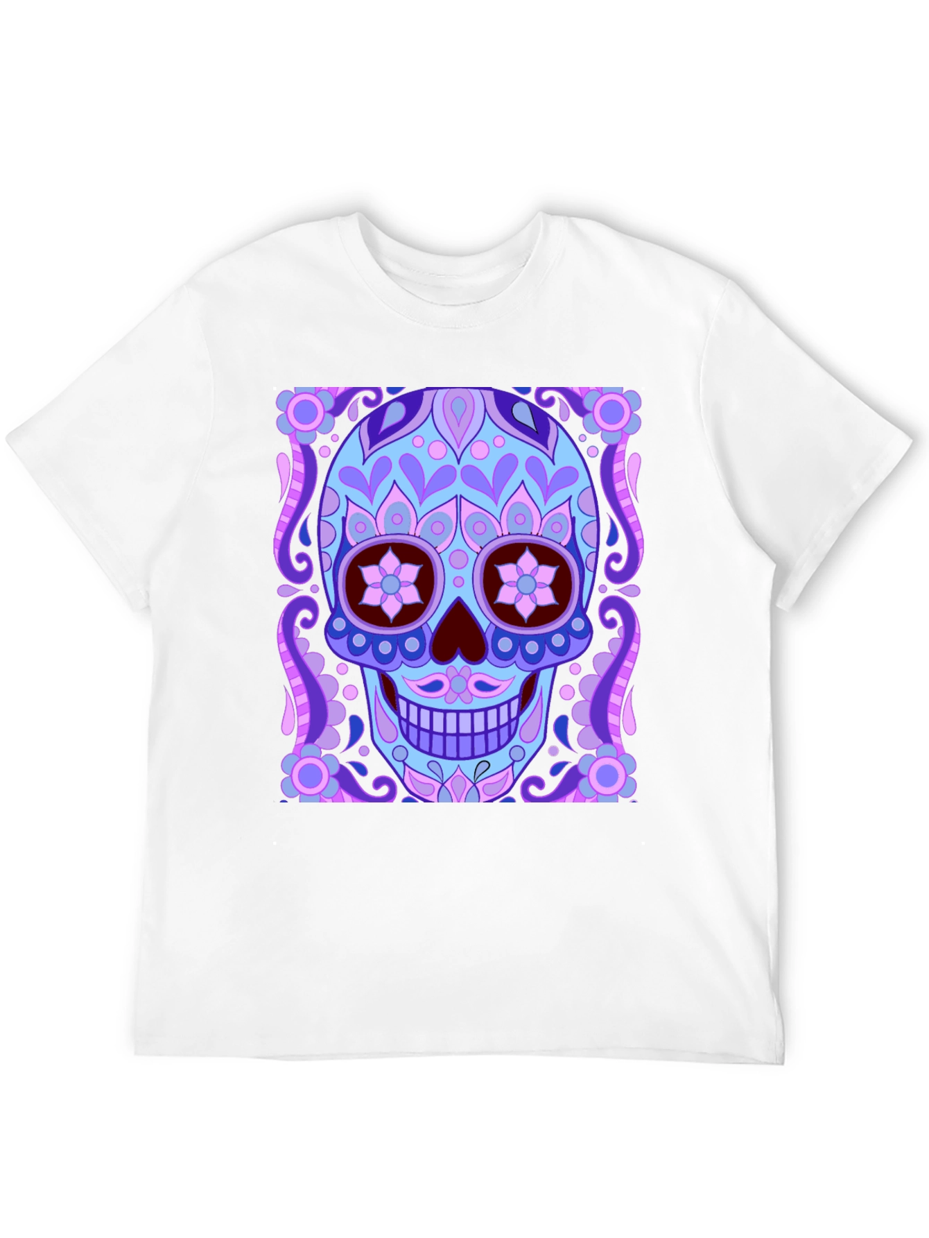 Day of the Dead Sugar Skull Graphic Tee