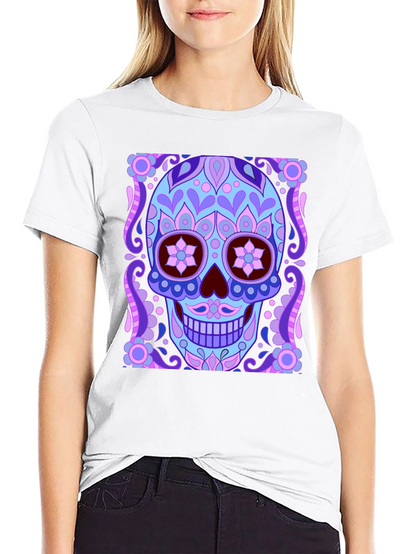 Day of the Dead Sugar Skull Graphic Tee