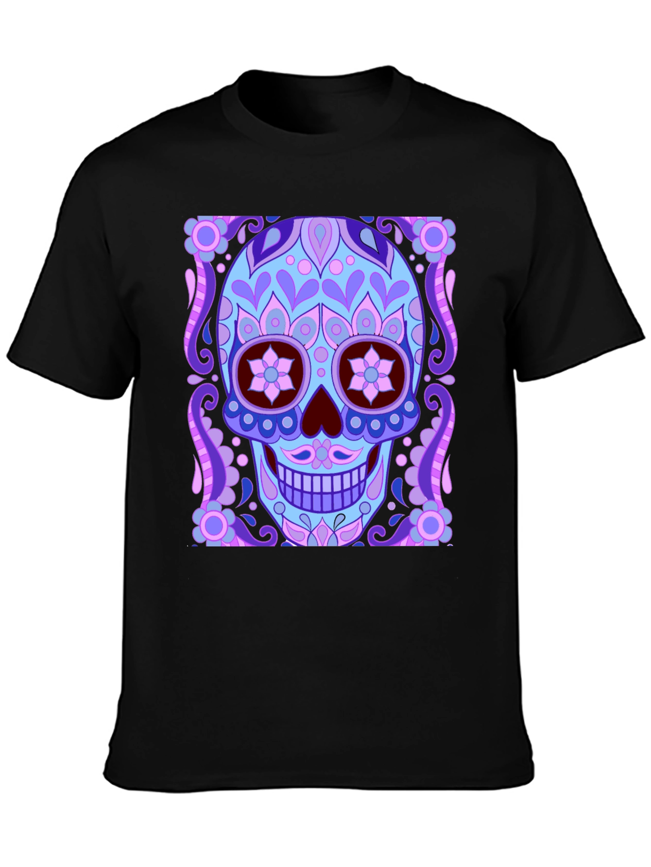 Day of the Dead Sugar Skull Graphic Tee