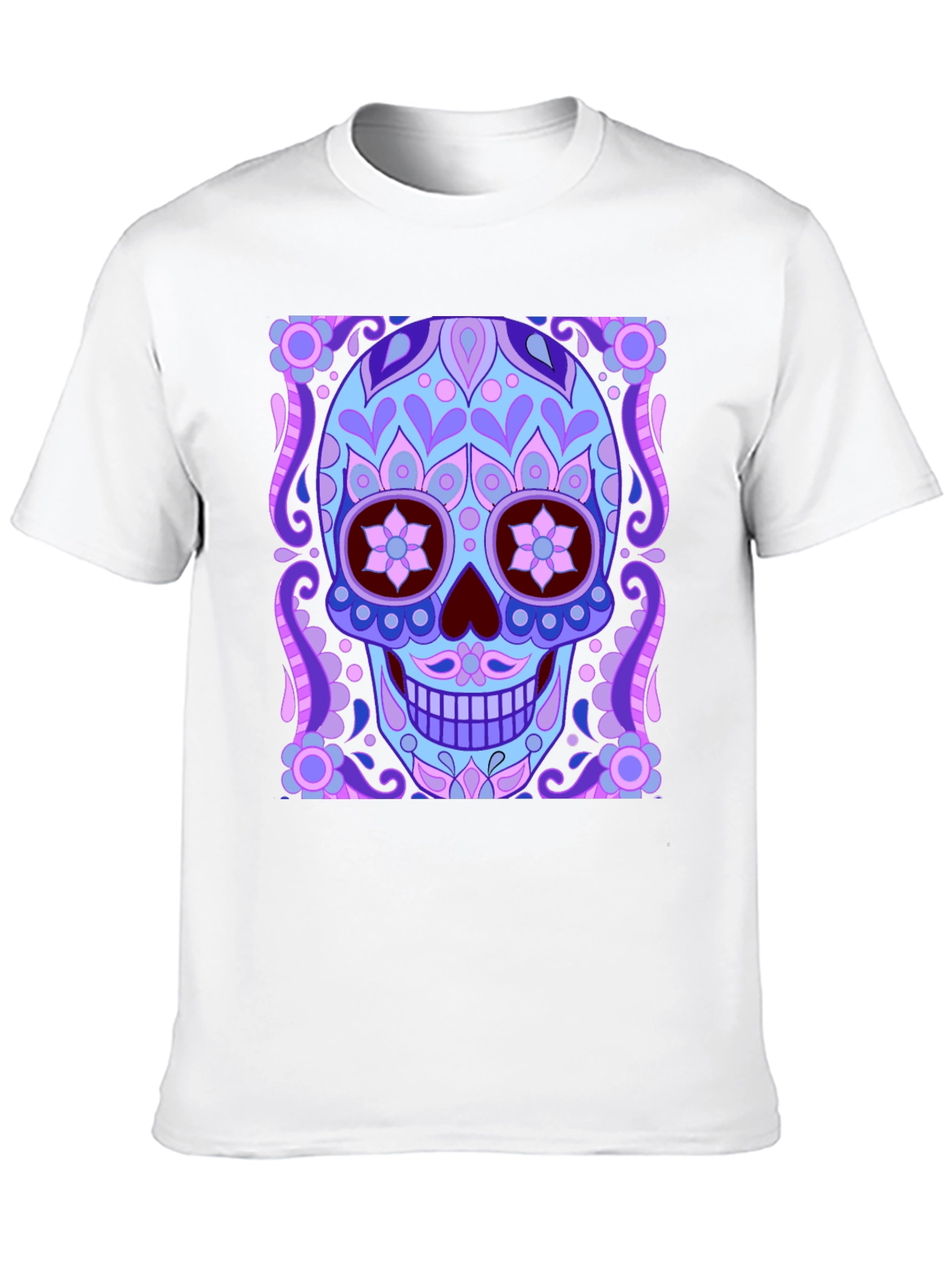 Day of the Dead Sugar Skull Graphic Tee