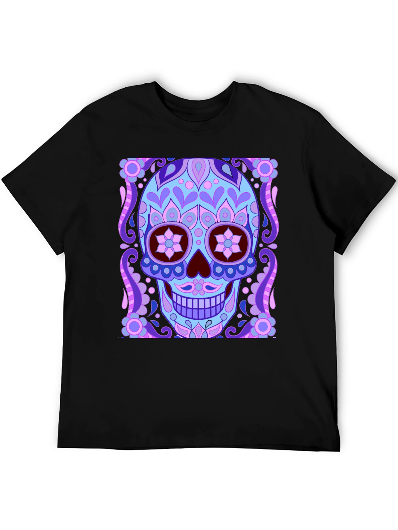 Day of the Dead Sugar Skull Graphic Tee