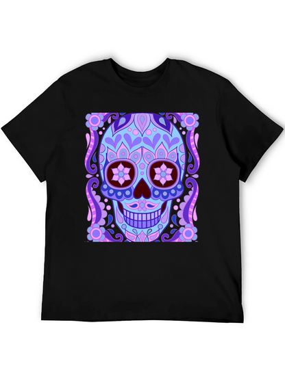 Day of the Dead Sugar Skull Graphic Tee