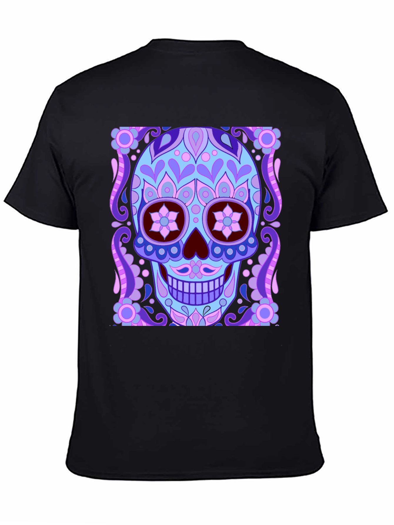 Day of the Dead Sugar Skull Graphic Tee