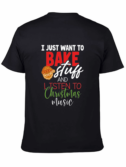 Festive Baking T-Shirt: Christmas Music & Treats