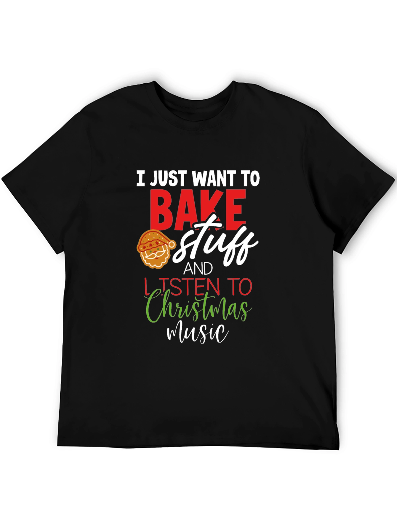 Festive Baking T-Shirt: Christmas Music & Treats