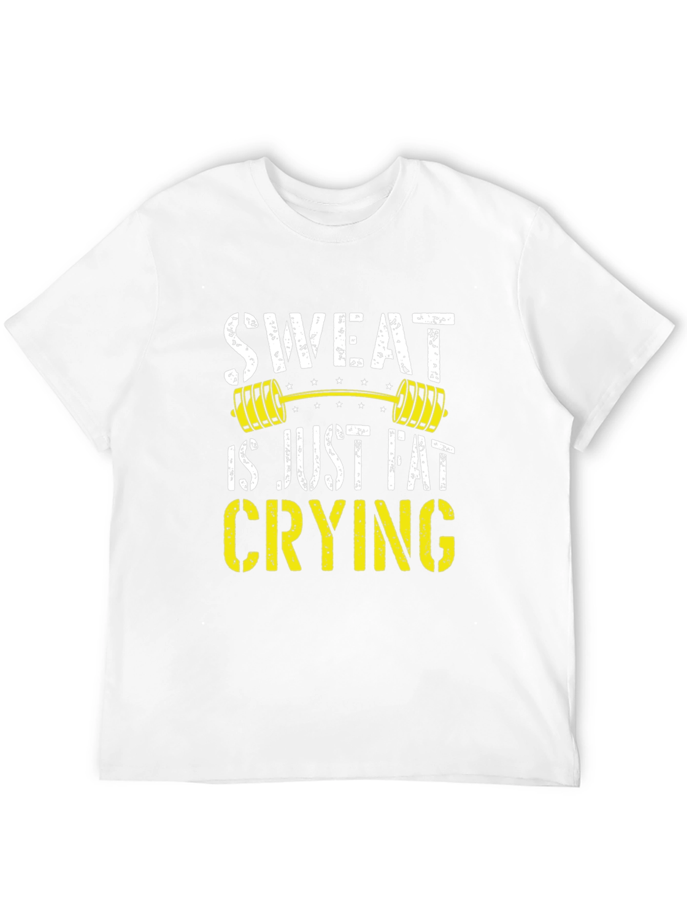 Sweat is Just Fat Crying Graphic T-Shirt