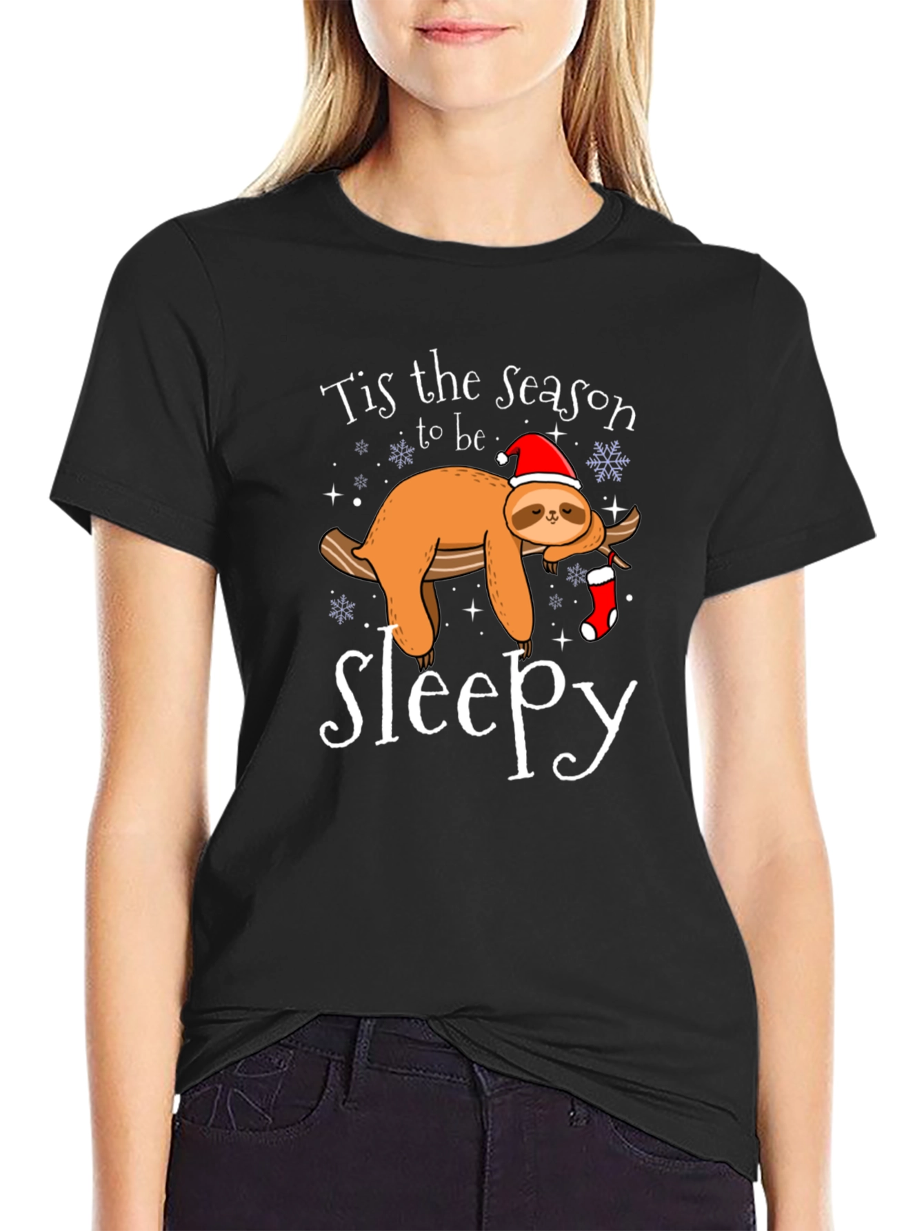 Tis the Season to be Sleepy Sloth Tee
