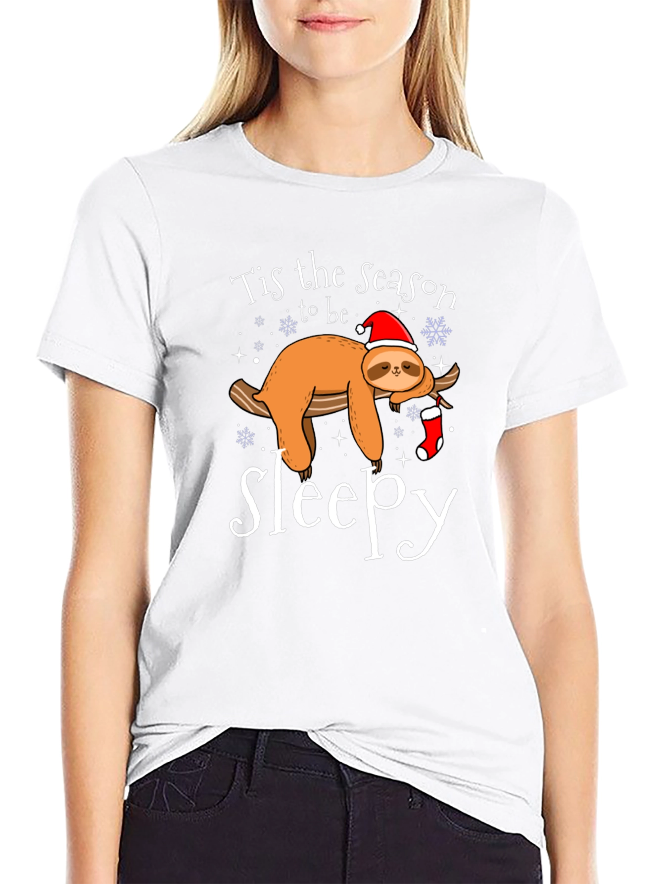 Tis the Season to be Sleepy Sloth Tee