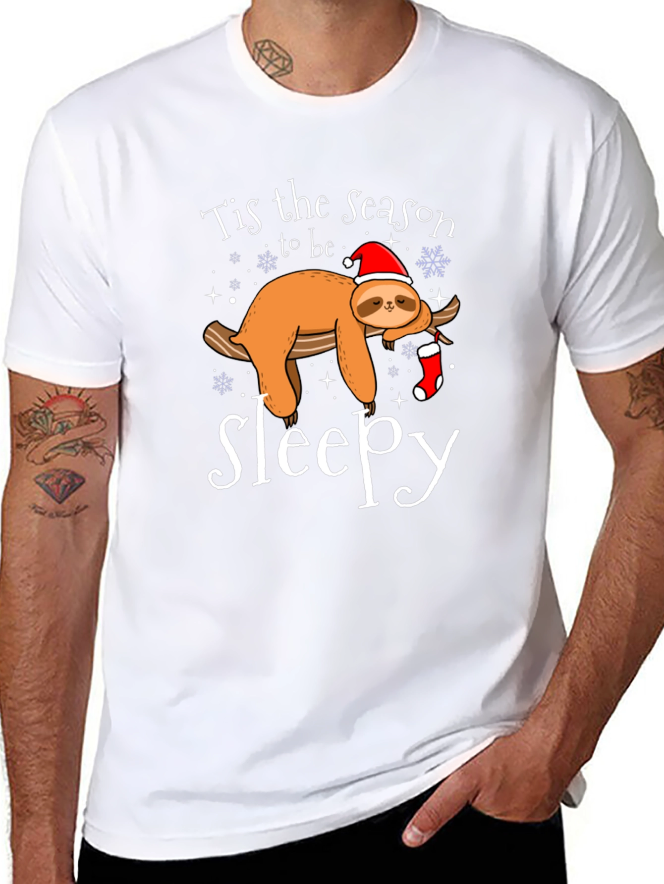 Tis the Season to be Sleepy Sloth Tee