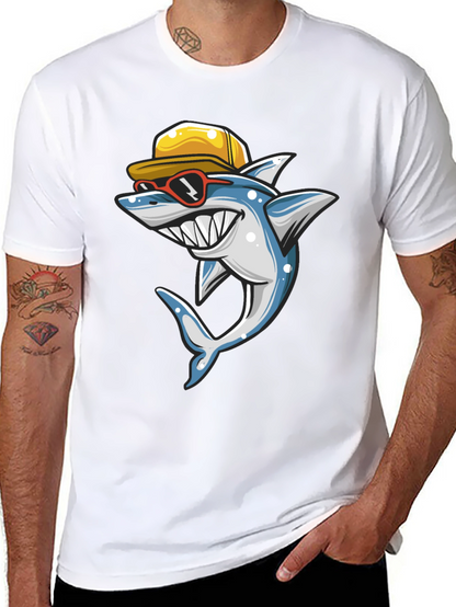 Cool Shark Graphic T-Shirt - Summer Style