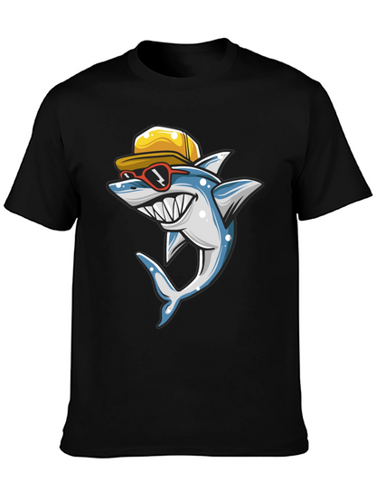 Cool Shark Graphic T-Shirt - Summer Style