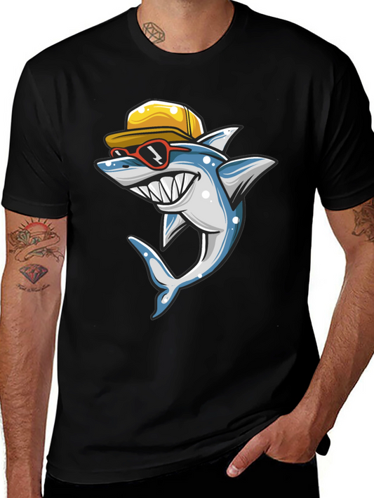 Cool Shark Graphic T-Shirt - Summer Style