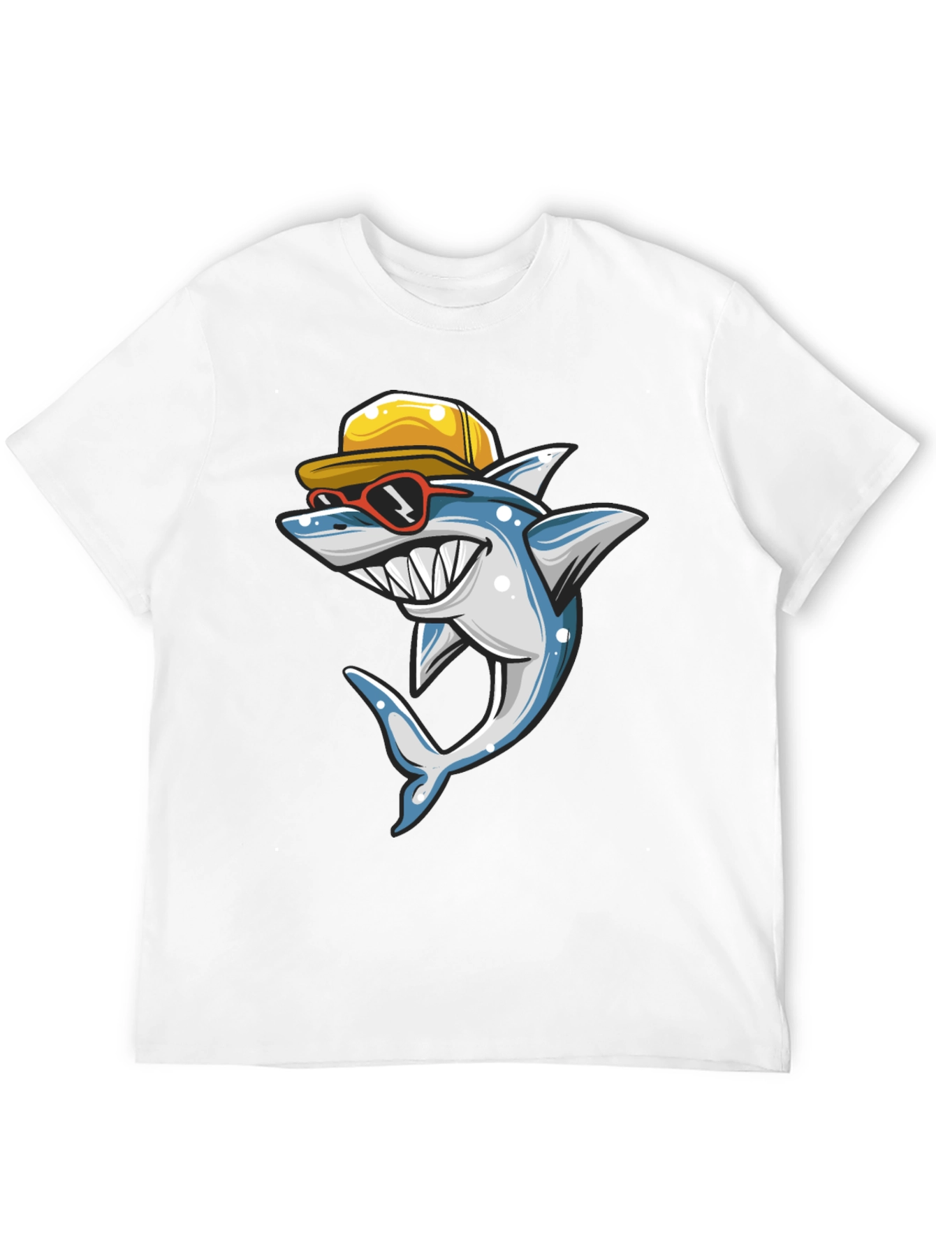 Cool Shark Graphic T-Shirt - Summer Style