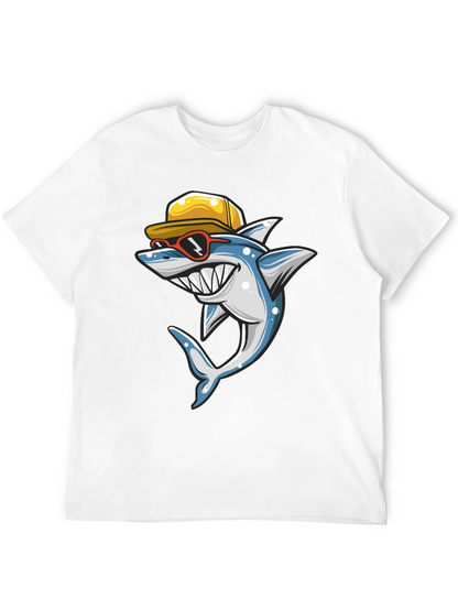Cool Shark Graphic T-Shirt - Summer Style