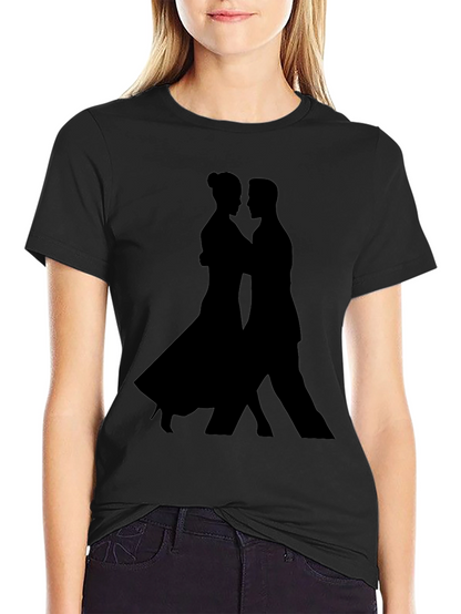 Tango Silhouette Graphic Tee - Sleek Black Shirt