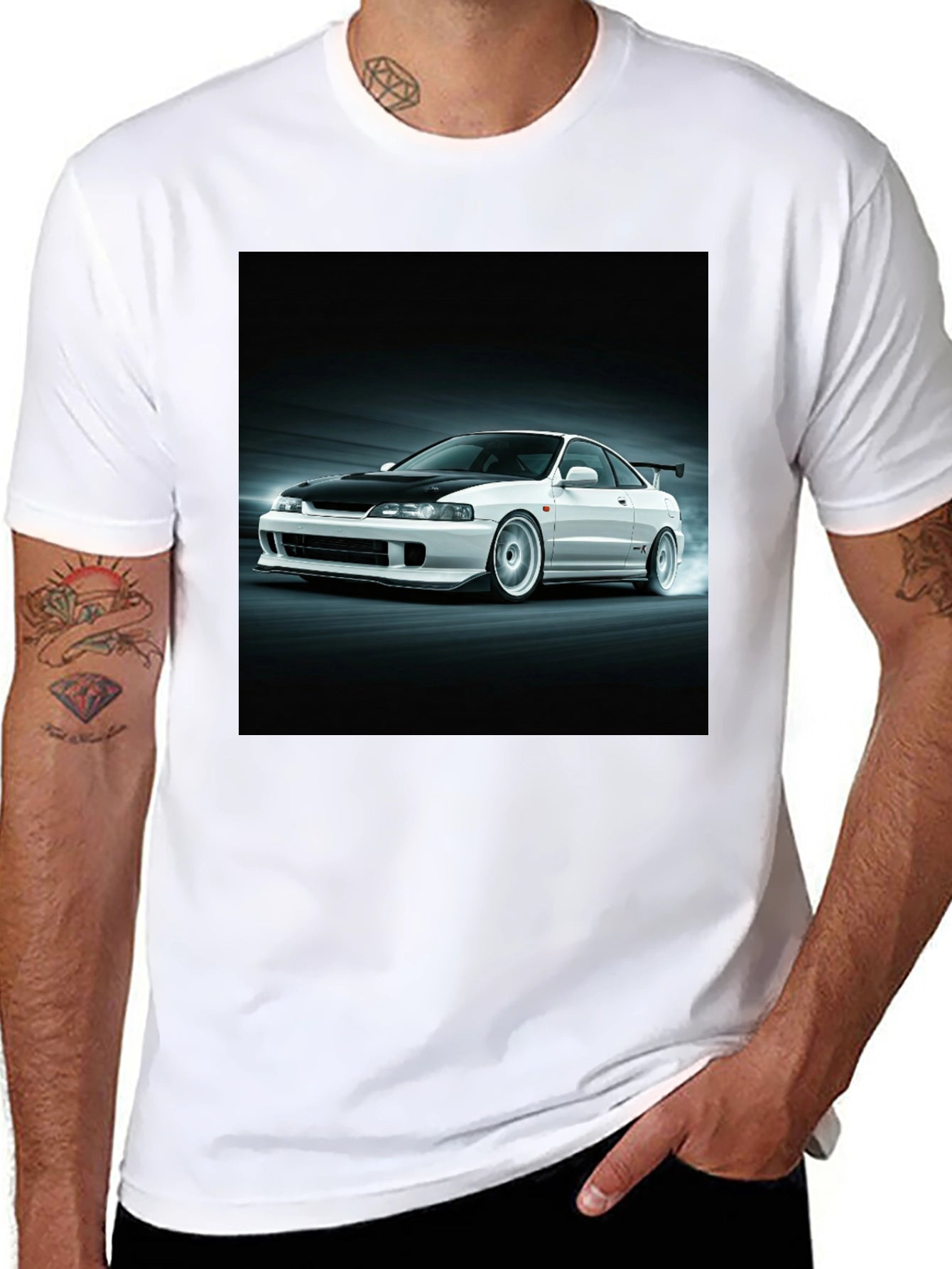 Car Graphic Tee - Black