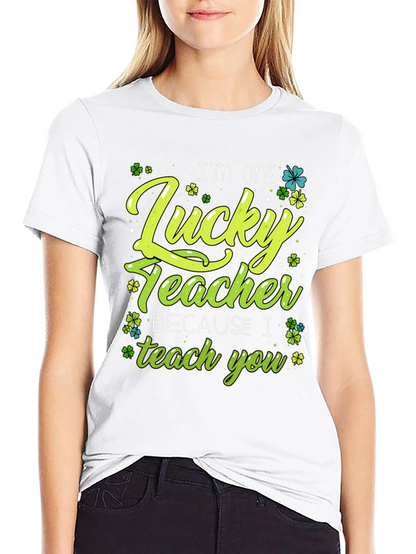 Lucky Teacher T-Shirt - St. Patricks Day