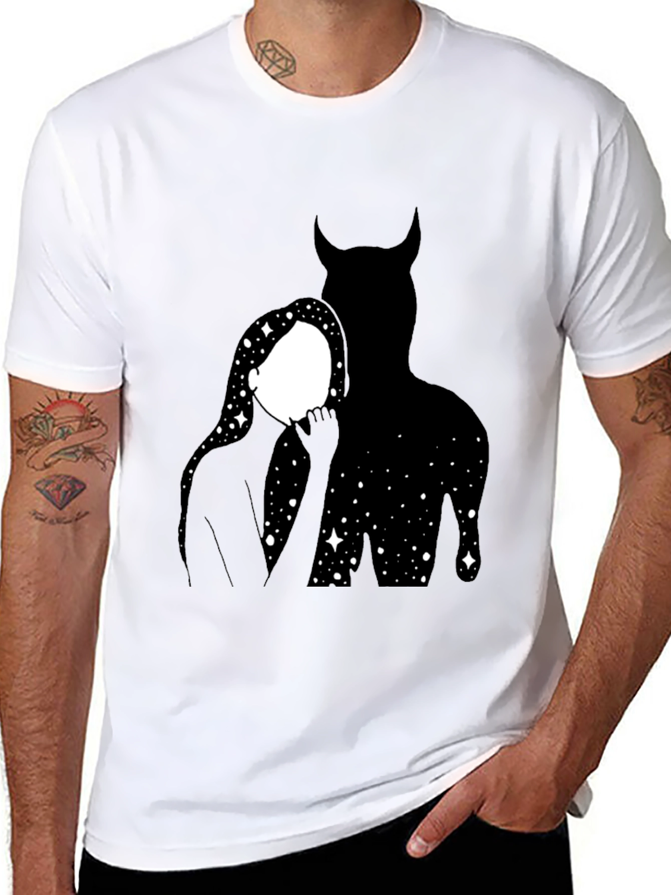 Celestial Embrace Graphic Tee