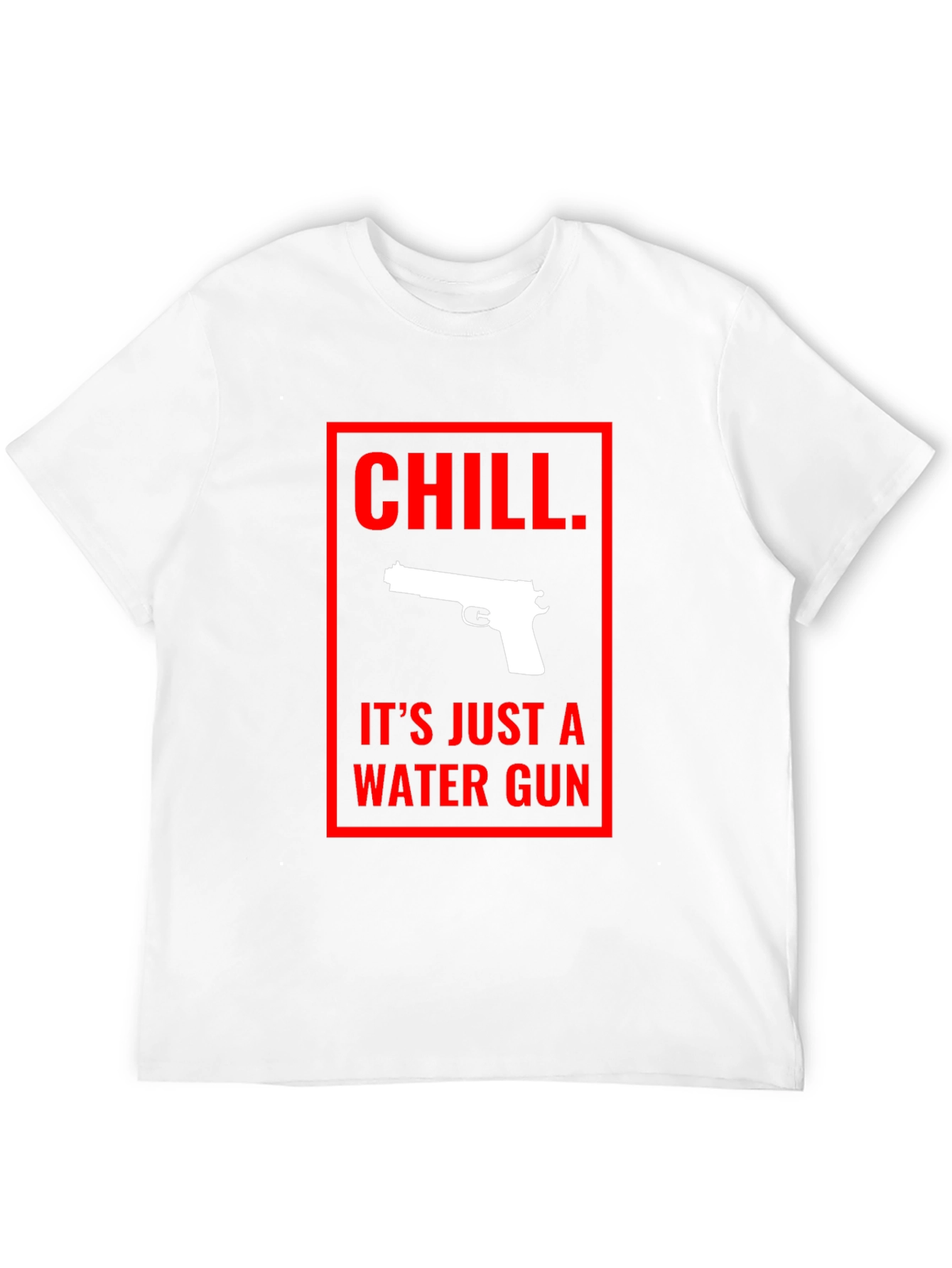 Chill Water Gun Graphic Tee - Black