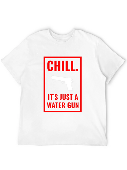 Chill Water Gun Graphic Tee - Black