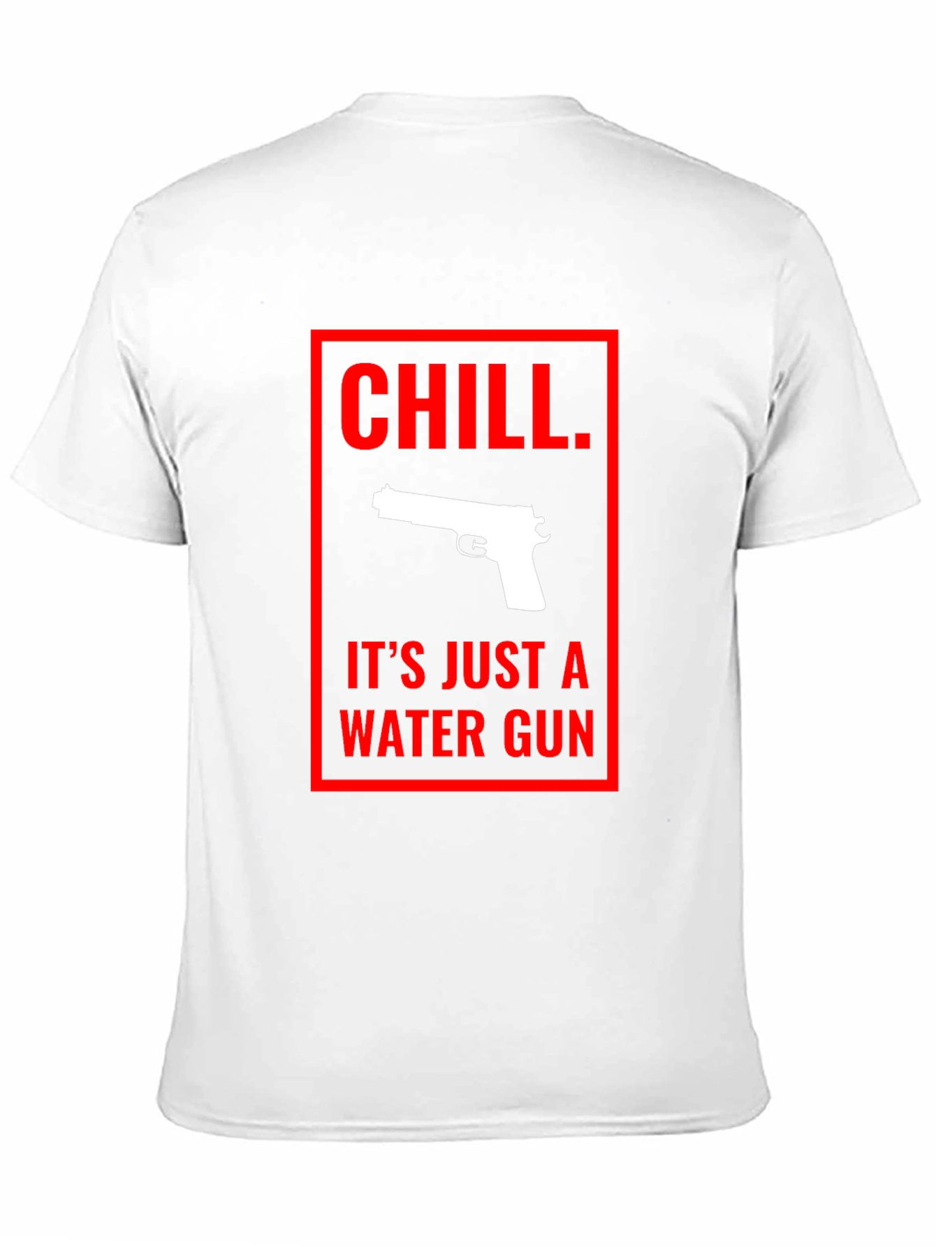 Chill Water Gun Graphic Tee - Black