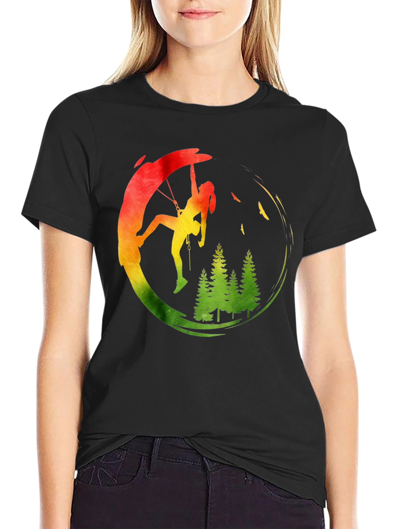 Rasta Climbing T-Shirt - Adventure Ready