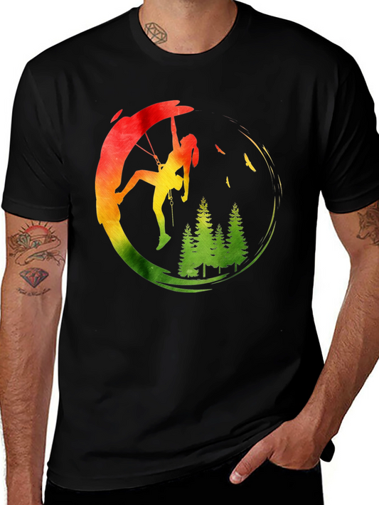 Rasta Climbing T-Shirt - Adventure Ready