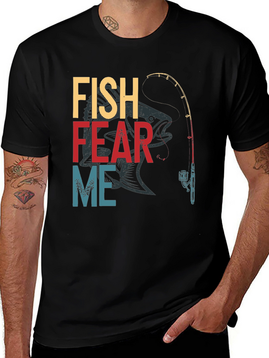 Fish Fear Me Graphic Tee - Angler Humor T-Shirt