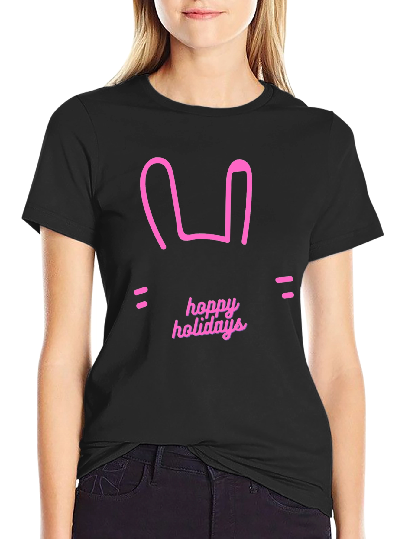 Hoppy Holidays Easter Bunny T-Shirt