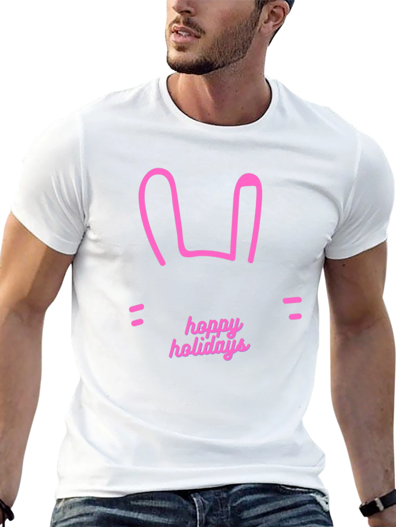 Hoppy Holidays Easter Bunny T-Shirt