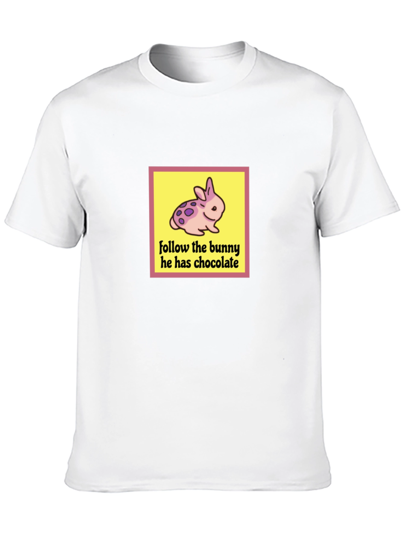 Follow the Bunny T-Shirt - Easter Chocolate