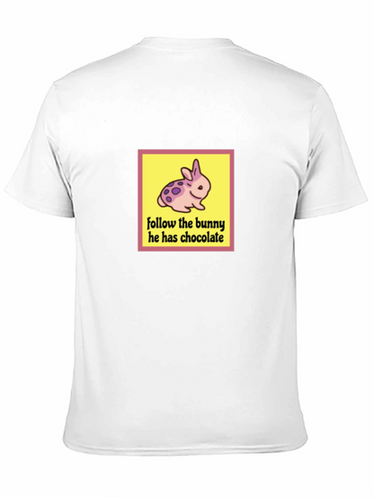 Follow the Bunny T-Shirt - Easter Chocolate