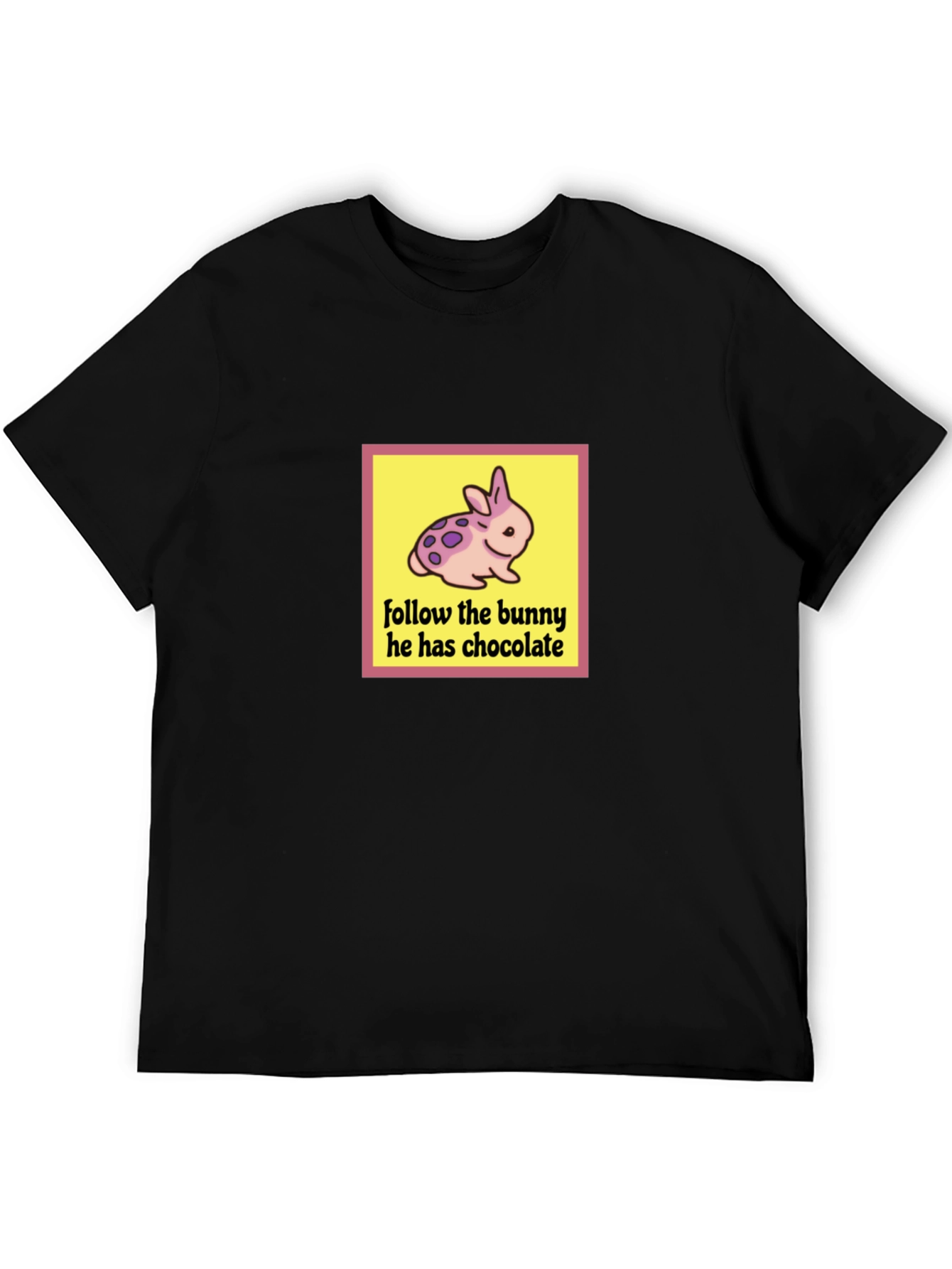 Follow the Bunny T-Shirt - Easter Chocolate