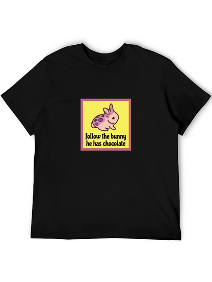 Follow the Bunny T-Shirt - Easter Chocolate