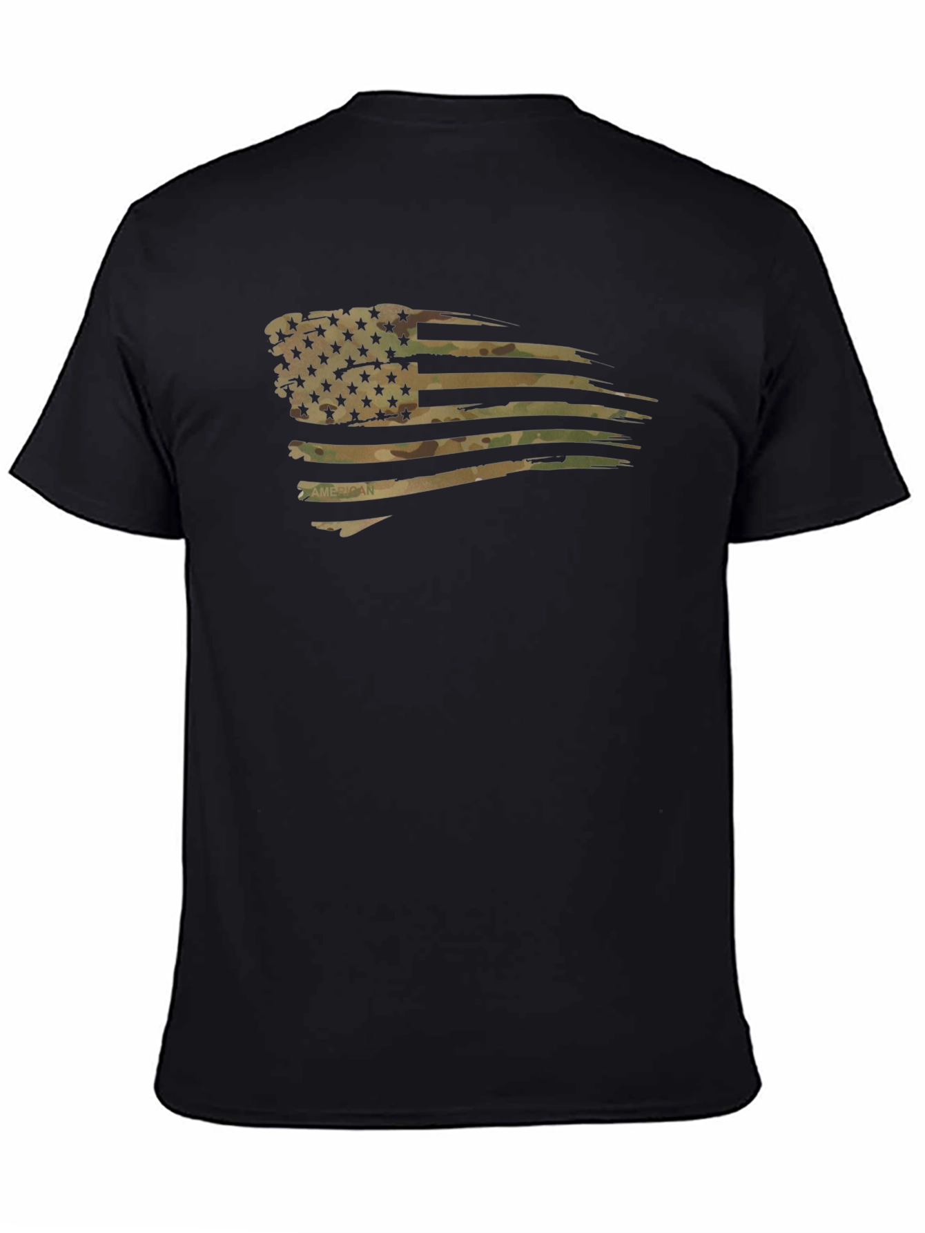 American Flag Camo Mens T-Shirt