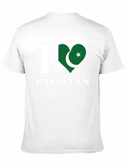 I Love Pakistan T-Shirt - Country Flag Heart Design
