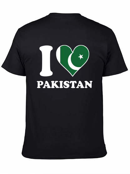 I Love Pakistan T-Shirt - Country Flag Heart Design