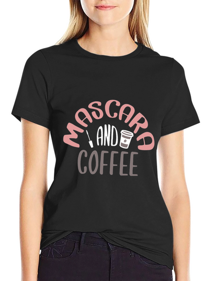 Mascara and Coffee Graphic Tee