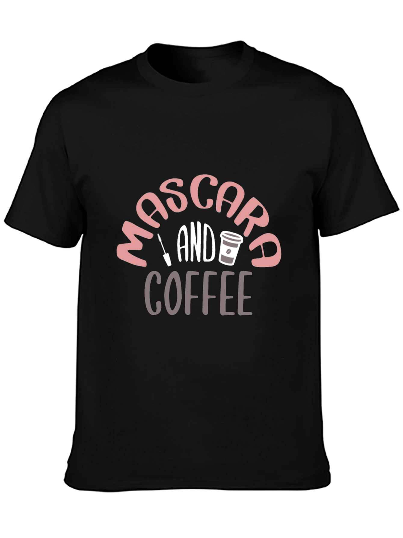 Mascara and Coffee Graphic Tee