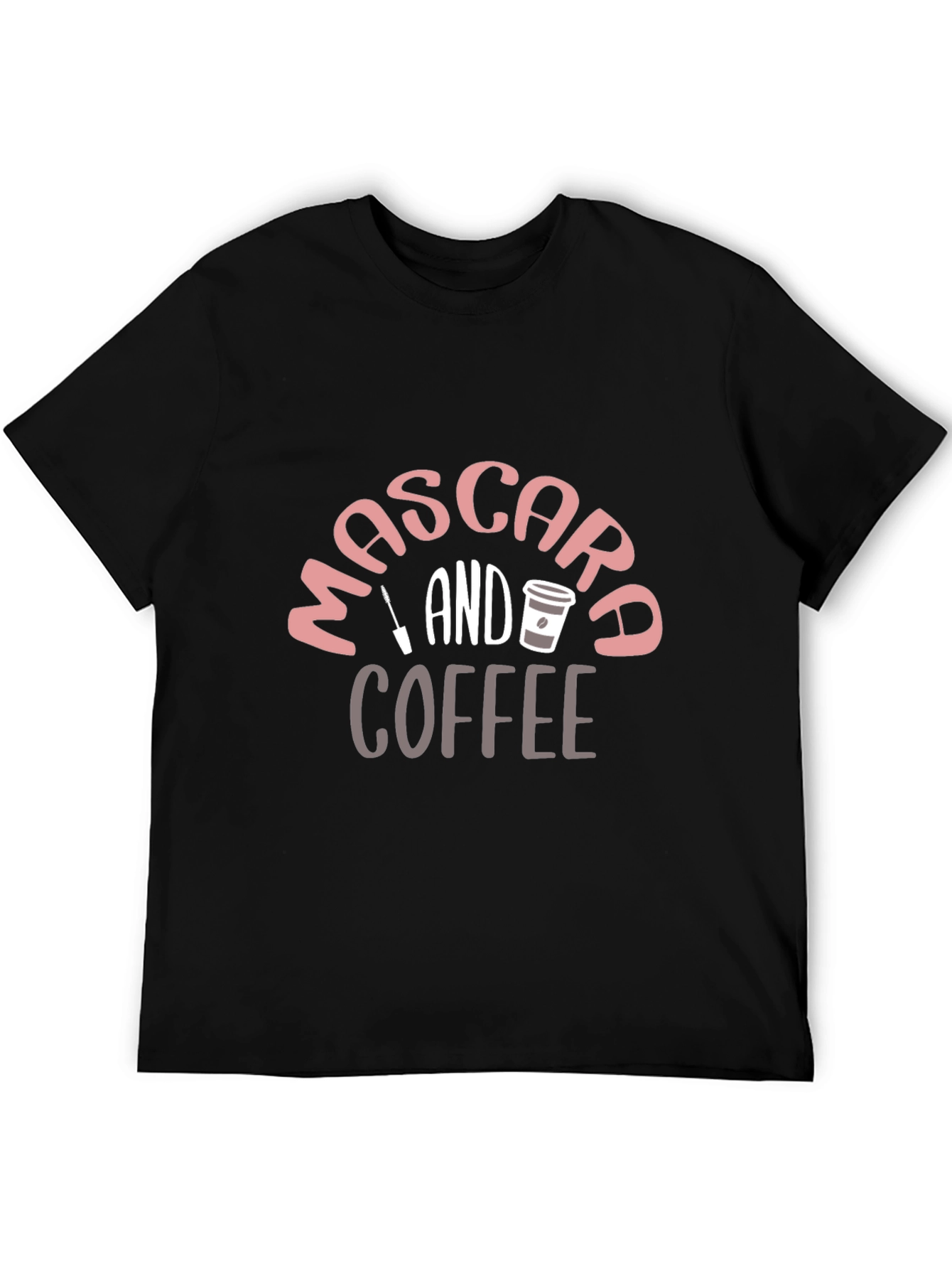 Mascara and Coffee Graphic Tee
